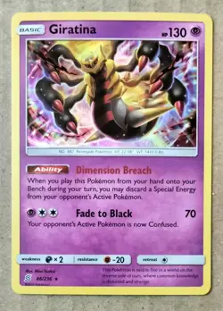 Pokemon GIRATINA Holo-Foil S&M Unified Minds 86/236 Rare NM/Mint - Image 1