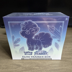 Pokemon TCG Sword & Shield Silver Tempest Elite Trainer Box Alolan Vulpix (2022) - Image 1
