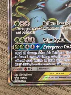 Pokemon TCG Celebi & Venusaur GX SM167 SM TAG TEAM Promo Holo English 270HP - Image 4