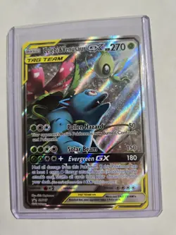 Pokemon TCG Celebi & Venusaur GX SM167 SM TAG TEAM Promo Holo English 270HP - Image 1