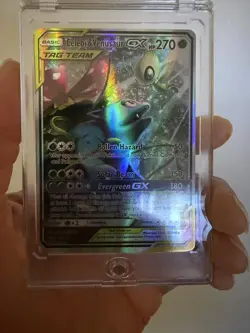 Pokemon TCG Celebi & Venusaur GX SM167 SM TAG TEAM Promo Holo English 270HP - Image 1