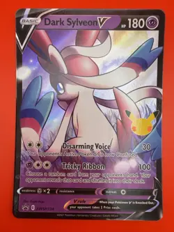 Dark Sylveon V SWSH134 SWSH: Sword & Shield Promo Cards Holo - Image 1