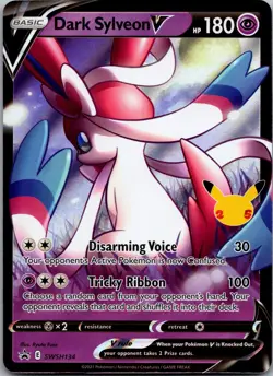 Dark Sylveon V - Holo Promo SWSH: Sword & Shield Promo Cards SWSH134 NM - Image 1