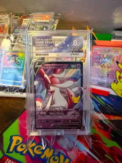 Dark Sylveon V Swsh134 Swsh: Sword & Shield Promo Cards Holo ACE GRADED - Image 1