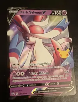 Dark Sylveon V SWSH134 SWSH: Sword & Shield Promo Cards Holo - Image 1