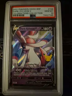 Dark Sylveon V SWSH134 SWSH: Sword & Shield Promo Cards Holo - Image 1