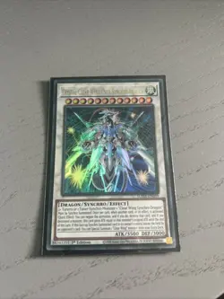 YuGiOh! Crystal Clear Wing Over Synchro Dragon SUDA-EN039 Ultra Rare 1st Edition - Image 1