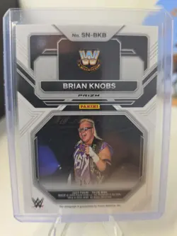 2023 Prizm WWE Sensational Signatures Red /99 Brian Knobbs Knobs Auto - Image 2
