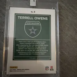 2024 Panini Donruss - Downtown! Terrell Owens #8 - Image 2