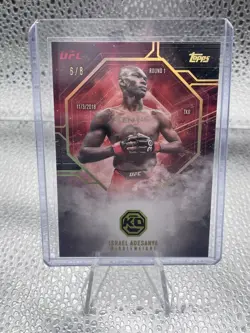 2018 Topps UFC Knockout Israel Adesanya Instant Arrival IA-14 6/8 Insert 🥊 🔥 - Image 1