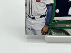 2025 Topps Museum Marcell Ozuna MLB Logo Patch 1/1 Braves Jumbo Relic Logoman - Image 5