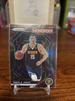 2023-24 Panini Prizm Monopoly - Nikola Jokic #1 Classic Icons Red Prizm - Image 1