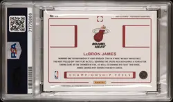 2021-22 Panini Photogenic LeBron James Championship Feels /10 Gold Ice PSA 8 SSP - Image 3