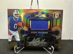 2024 Panini Gold Standard #217 Keon Coleman RC Patch Auto /199 Buffalo Bills (2) - Image 1