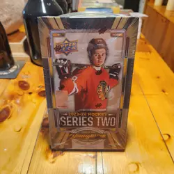 2023-24 UPPER DECK SERIES 2 HOCKEY HOBBY BOX SEALED Chance Hit Bedard 1/1 UU - Image 1