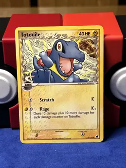 Pokemon TCG Totodile (Delta Species) EX Dragon Frontiers 67/101 Regular Common - Image 1