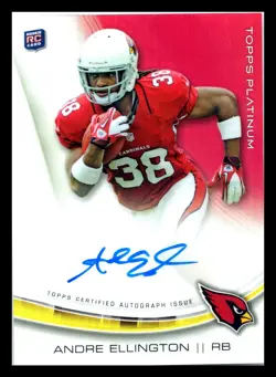 2013 Topps Platinum Auto Rookie Refractors Andre Ellington #A-AE Auto RC - Image 1