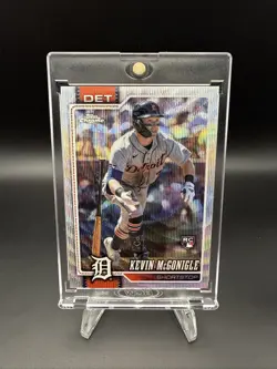 2026 Topps Chrome Kevin McGonigle #16 Rookie WAVE Refractor SP 🔥 RC Tigers - Image 1