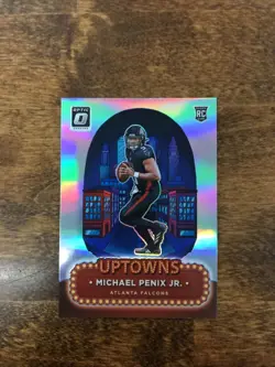 2024 Donruss Optic Uptowns #9 Michael Penix Jr. RC ROOKIE SP - Image 1