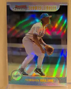 1999 Bowman Chrome SCOUTS CHOICE REFRACTOR #6 Adrian Beltre Dodgers RARE INSERT - Image 1