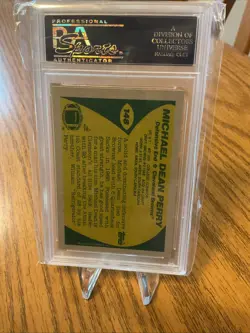 🔥 1989 Michael Dean Perry Topps #148 RC PSA 9 MINT Rookie Browns 🔥 - Image 2