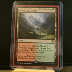 MTG Wooded Foothills Normal NM Modern Horizons 3 Magic 236 - Image 1