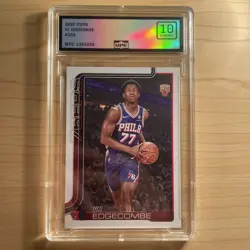 2025-26 Topps - VJ Edgecombe #203 (RC) Gem Mint 10 - Image 1