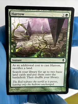 FOIL Harrow Zendikar MTG English - Condition Shown In Many Pictures - Image 1