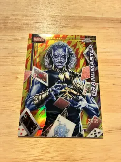 2026 Topps Chrome Marvel Grandmaster Human Torch Refractor #/39 - Avengers - Image 4