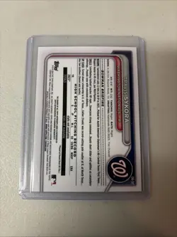 2024 Bowman Chrome Prospect Autographs Travis Sykora #CPA-TSY /99 Auto Green - Image 2