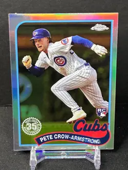 2024 Topps Chrome #89CB-19 Pete Crow-Armstrong 1989 Topps Baseball 35th Anni - Image 1