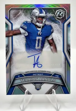 2025 Topps Resurgence Terrion Arnold RC Auto Refractor - Image 1