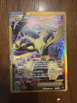 Alakazam EX 125/124 XY Fates Collide 2016 Secret Holo Rare Pokemon - Image 3