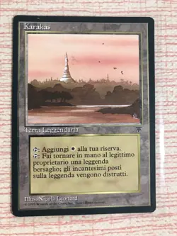 Karakas Legends (ITALIAN) - Condition Shown In Many Pictures - MTG - Image 1