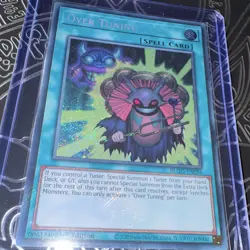 YUGIOH Konami Over Tuning BLGG-EN034 Secret Rare Foil 1st Edition - Image 1