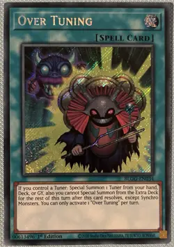 YuGiOh! Over Tuning BLGG-EN034 Secret Rare 1st Edition - Image 1