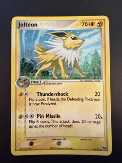 JOLTEON 2006 POKEMON POP SERIES 3 HOLO RARE 3/17 - Image 1