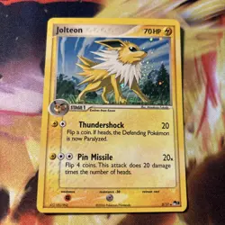 Pokemon Card Jolteon Pop Series 3 Holo Rare 3/17 2006 NM-LP - Image 1
