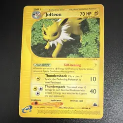 The Pokemon Company Pokemon TCG Jolteon 13/144 Skyridge Rare Eng Stage 1 70 HP - Image 1