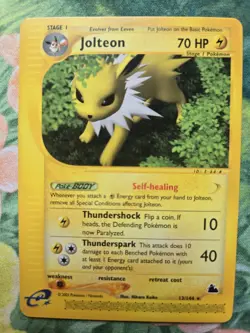 Jolteon - SK: Skyridge (13/144) WotC e-Reader Rare Pokemon Card LP - Image 1