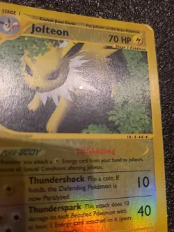 Pokemon Jolteon Rare Card Skyridge 13/144 Holo - Image 4
