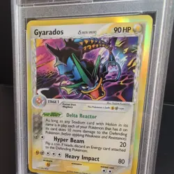 PSA 9 Gyarados Delta Species Holo #8/110 2006 Pokemon card EX Holon Phantoms - Image 2