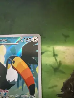 2026 Pokemon MEG Pitch Black Toucannon 94 /84 Illustration Rare Full Art Rare - Image 3