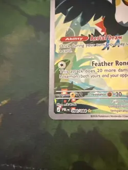 2026 Pokemon MEG Pitch Black Toucannon 94 /84 Illustration Rare Full Art Rare - Image 5