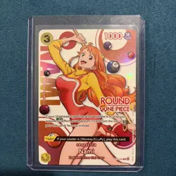 One Piece TCG Round 1 English Promo Nami ST29-008 Ships Next Day - Image 1