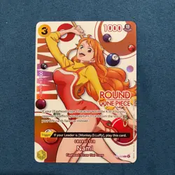 One Piece TCG Round 1 English Promo Nami ST29-008 Ships Next Day - Image 4