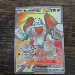 Pokemon TCG Regirock ex 214/182 Ultra Rare DRI Destined Rivals Near Mint - Image 1