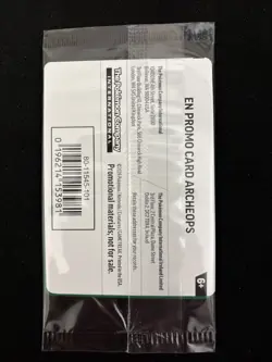 Pokemon Archeops Promo Card 051/086 Field Museum Chicago Fossil Museum Sealed - Image 2