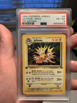1st edition jolteon holo - PSA 4 - Pokemon Jungle - Image 1