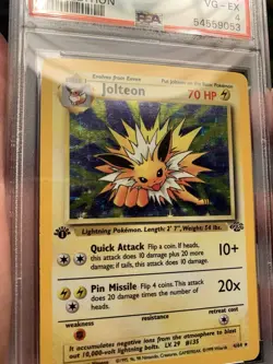 1st edition jolteon holo - PSA 4 - Pokemon Jungle - Image 2